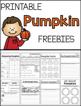 Preview of Pumpkin Freebies