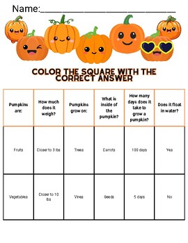 Preview of Pumpkin Fun