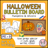 Halloween Bulletin Board | Pumpkin & Ghost Decoration Activity