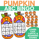 Pumpkin Halloween Alphabet and Beginning Sound BINGO Game 