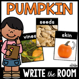Pumpkin Thanksgiving Write the Room Literacy Activities Ki