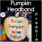 Pumpkin Headband Freebie for fall or Halloween