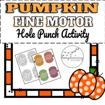 Hole Punch Pumpkin Craft for Kids