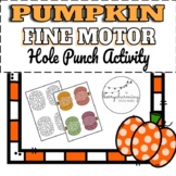 Pumpkin Hole Punch Activity - Fine and Gross Motor Activity