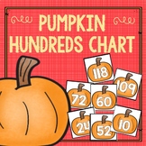 Pumpkin Hundreds Chart Number Cards
