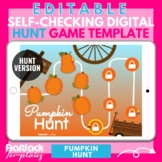 Pumpkin Hunt Google Slides PowerPoint Editable Game Template