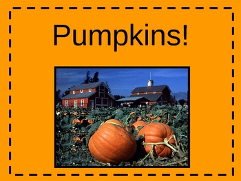 Preview of Pumpkin Information Powerpoint KWL