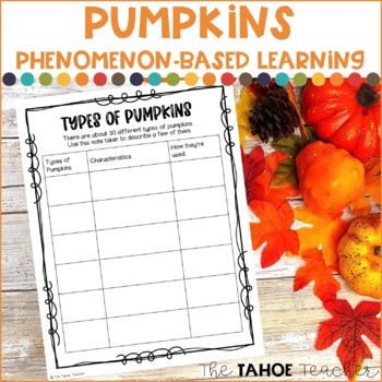 Preview of Pumpkin Inquiry-Based Learning, Phenomenon-Based Learning Unit