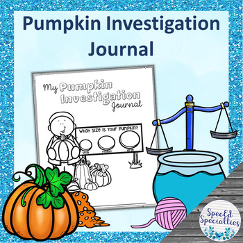 Preview of Pumpkin Investigation Journal for Special Education:  Adapted & Differentiated