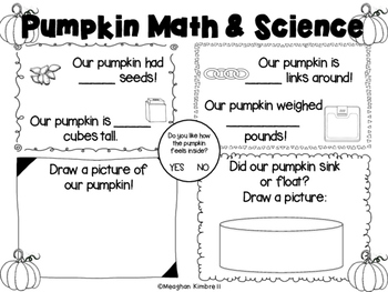 Preview of Pumpkin Math and Science: Investigation and Exploration