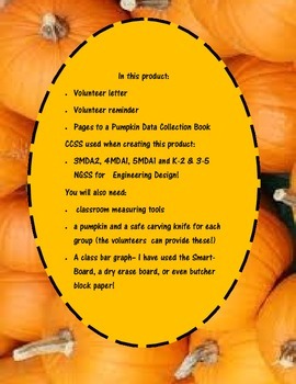 Preview of Pumpkin Investigations- Fun with Measurement and Observation!