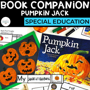 Preview of Pumpkin Jack Book Companion | Special Education