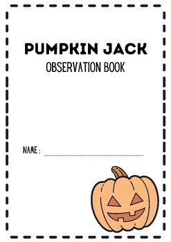 Preview of Pumpkin Jack Experiment Observation Book