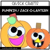 Pumpkin Jack-o-Lantern Craft | Halloween Fall Craft | Quic