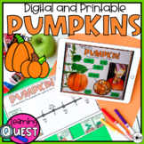 Pumpkin Lesson Plans - Print & Digital Pumpkin Life Cycle 