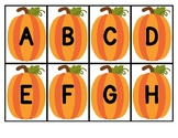 Pumpkin Letter Flash Cards
