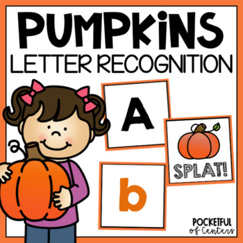 Preview of Pumpkin Letter Recognition Game - Fall Alphabet Game