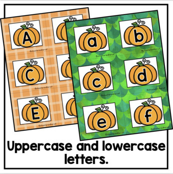Pumpkin Letter Recognition - Literacy Games Kindergarten | TPT