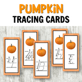 Pumpkin Letter and Number Cards for Literacy Centers or Ha