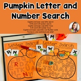 Pumpkin Letter and Number Search