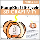 Pumpkin Life Cycle | 3D Craftivity Booklet