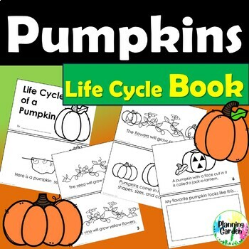 Preview of Pumpkin Life Cycle Book