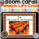 Pumpkin Life Cycle Comprehension Pack - Boom Cards