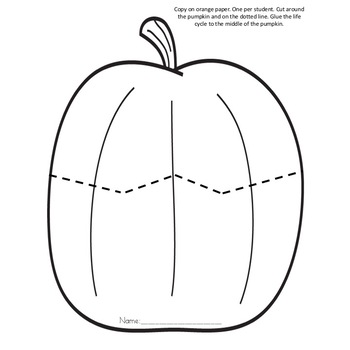 Pumpkin Life Cycle Craft by Lovin' Littles | Teachers Pay Teachers