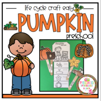 Preview of Pumpkin Life Cycle Craft Easy