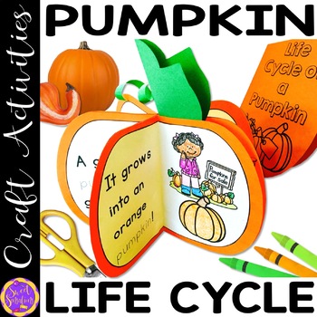 Preview of Pumpkin Life Cycle Craft | From Seed to Pumpkin | Life Cycle of a Pumpkin