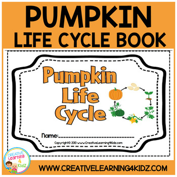 Preview of Pumpkin Life Cycle Cut & Paste Book