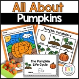 Pumpkin Activities - Pumpkin Life Cycle, All About Book, C