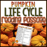 Pumpkin Life Cycle Reading Passage