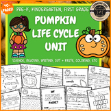 Pumpkin Life Cycle Science Worksheets PreK Kindergarten Fi