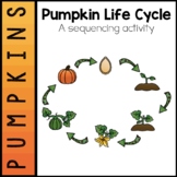 Pumpkin Life Cycle Sequencing | Book | Poster | Printable