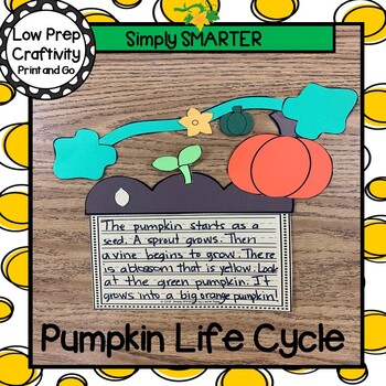 Preview of Pumpkin Life Cycle Writing Cut and Paste Craftivity