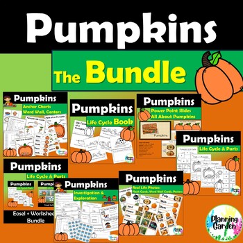 Preview of Pumpkin Life Cycle and Parts: The Bundle {All About Pumpkins}