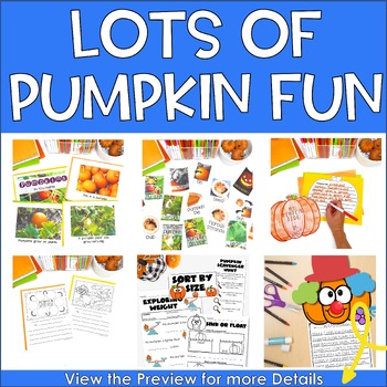 Pumpkin Science Life Cycle and Vocabulary Cards with Nonfiction ...