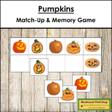 Pumpkins Match-Up and Memory Game (Visual Discrimination &