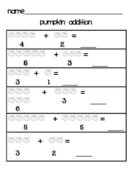 Pumpkin Math Activities! by Katie Miller | Teachers Pay Teachers