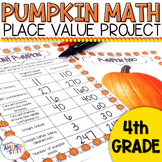 4th Grade Place Value Activity - Fall Math Project - Hallo