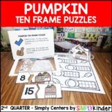 Pumpkin Math Center - Pumpkin Ten Frames