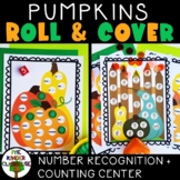 Games for Number Recognition | PUMPKIN Roll and Cover | Ma