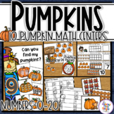 Pumpkin Math Centers for Number Sense & Recognition Activi