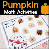 Pumpkin Math Activities for Fall (FRENCH version included)