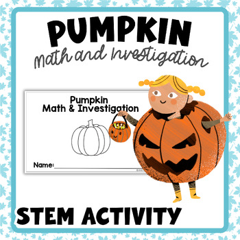 Preview of Pumpkin Math | STEM Activity and Seed Counting | for PreK & Kindergarten