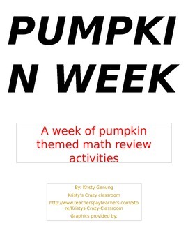 Preview of Pumpkin Measurement Review