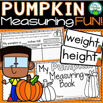Preview of Pumpkin Measuring  - Station Activities and Booklet