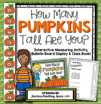 Preview of Pumpkin Measuring  |  How Many Pumpkins Tall Are You???