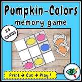 Free Pumpkin Memory Game for Kids During the Fall Season